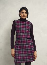 Petite Margot Wool Dress, Pink Multi, hi-res