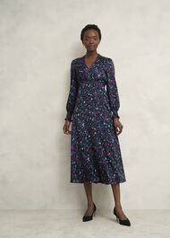 Isabella Dress, Black Multi, hi-res