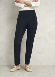 Lexi Slim Travel Pants, Navy, hi-res