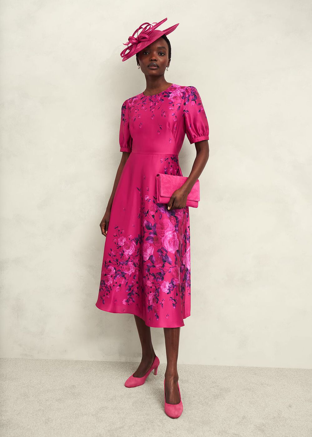 Evangeline Dress, Pink Multi, hi-res