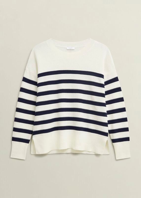 Amoura Striped Cotton Sweater