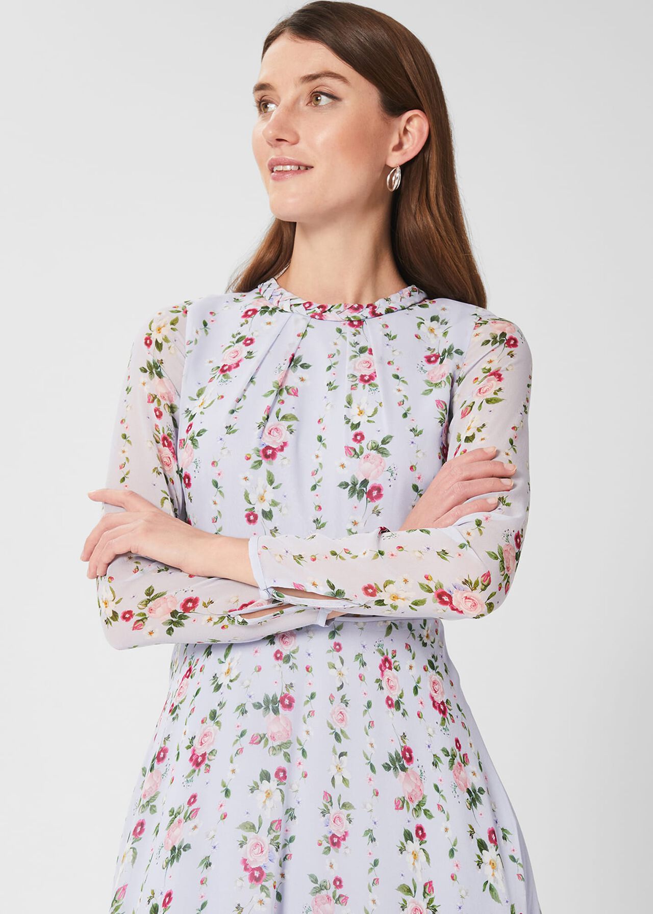 Rosabelle Silk Floral Dress