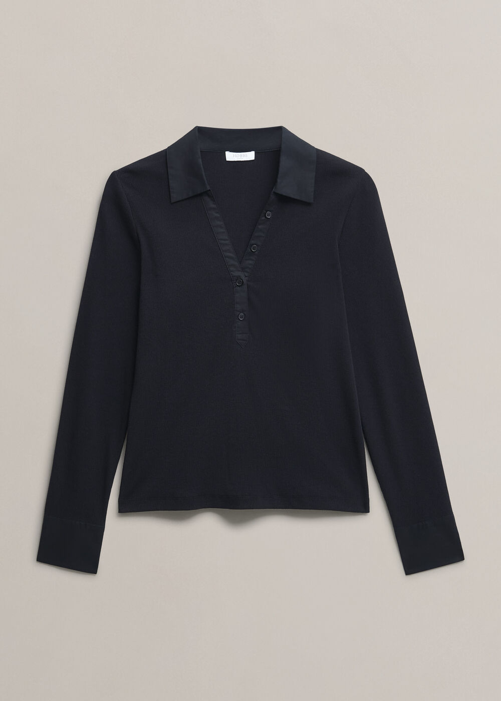 Lennox Ribbed Shirt, Hobbs Navy, hi-res