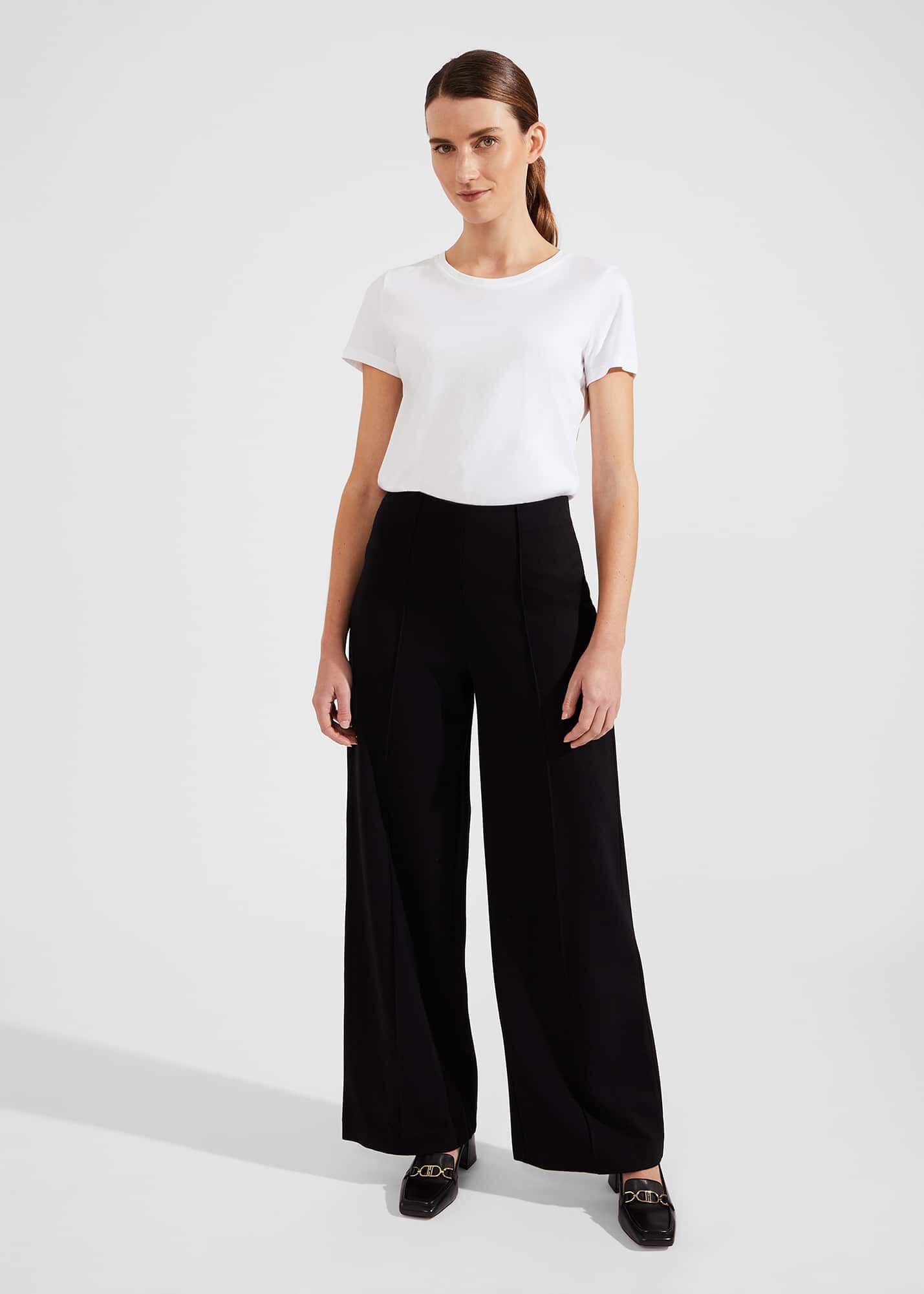Forever New Petite Elizabeth Belted Tapered Pant In Black | MYER