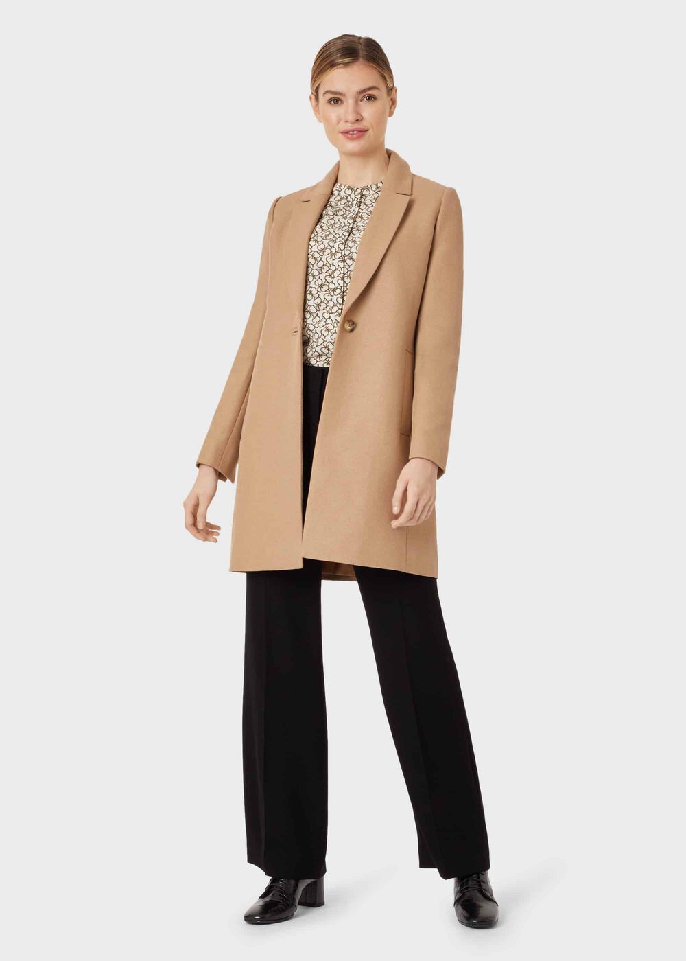 Camellia Coat, Camel, hi-res