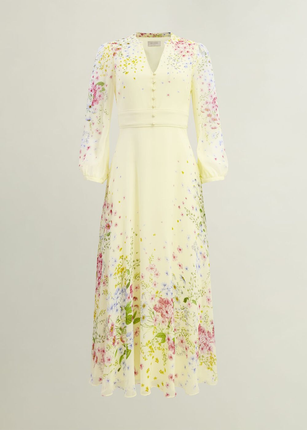 Petite Emma Dress, Yellow Multi, hi-res