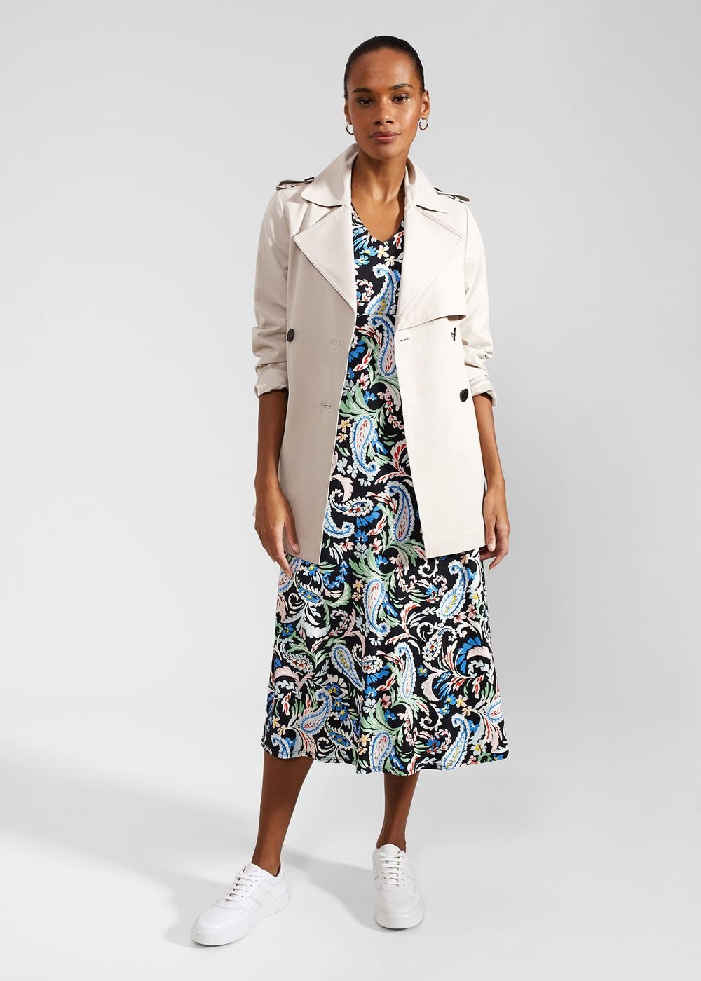 Petite Charlotte Dress, Multi, hi-res