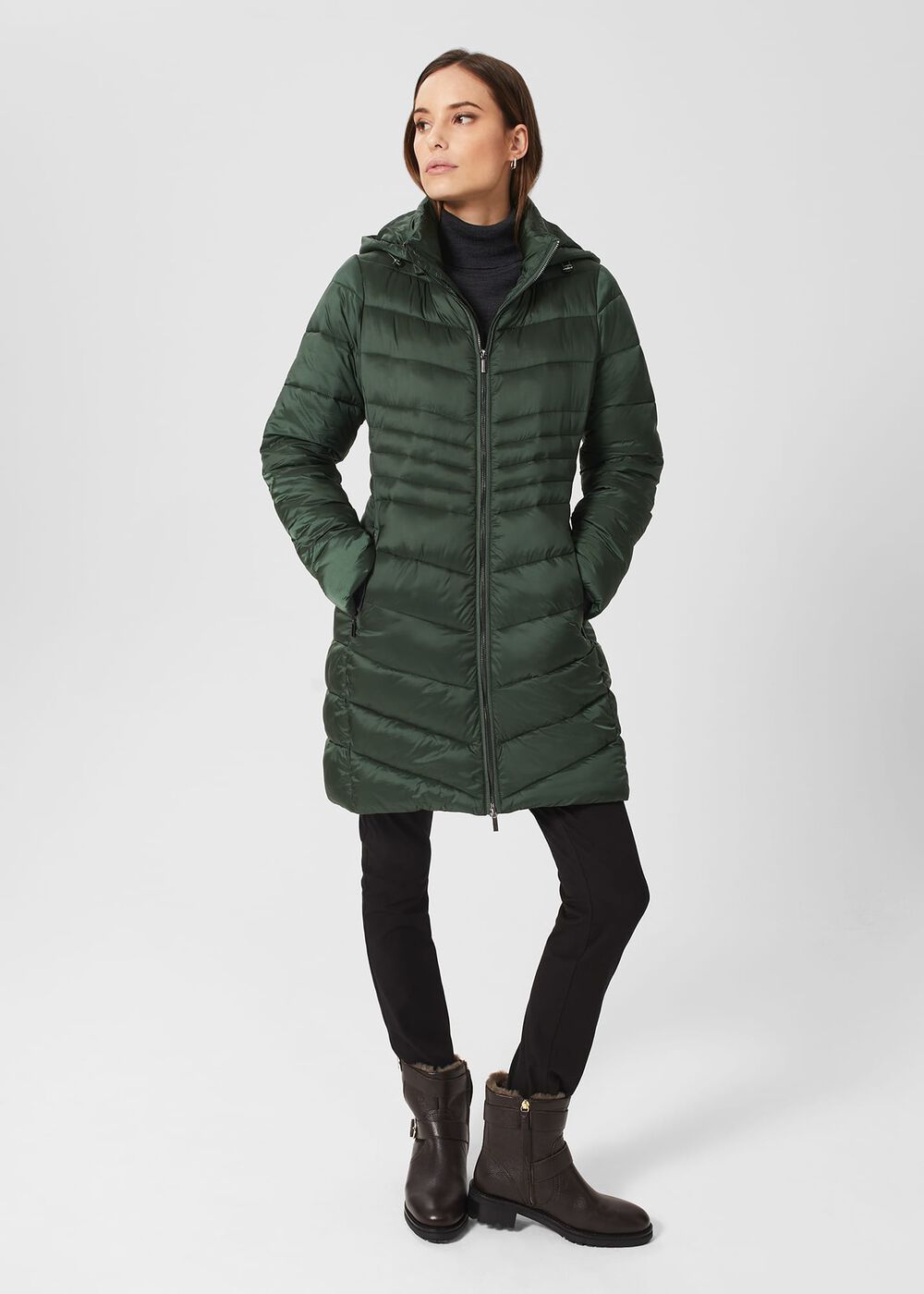 Petite Nessie Puffer, Rich Sage Green, hi-res