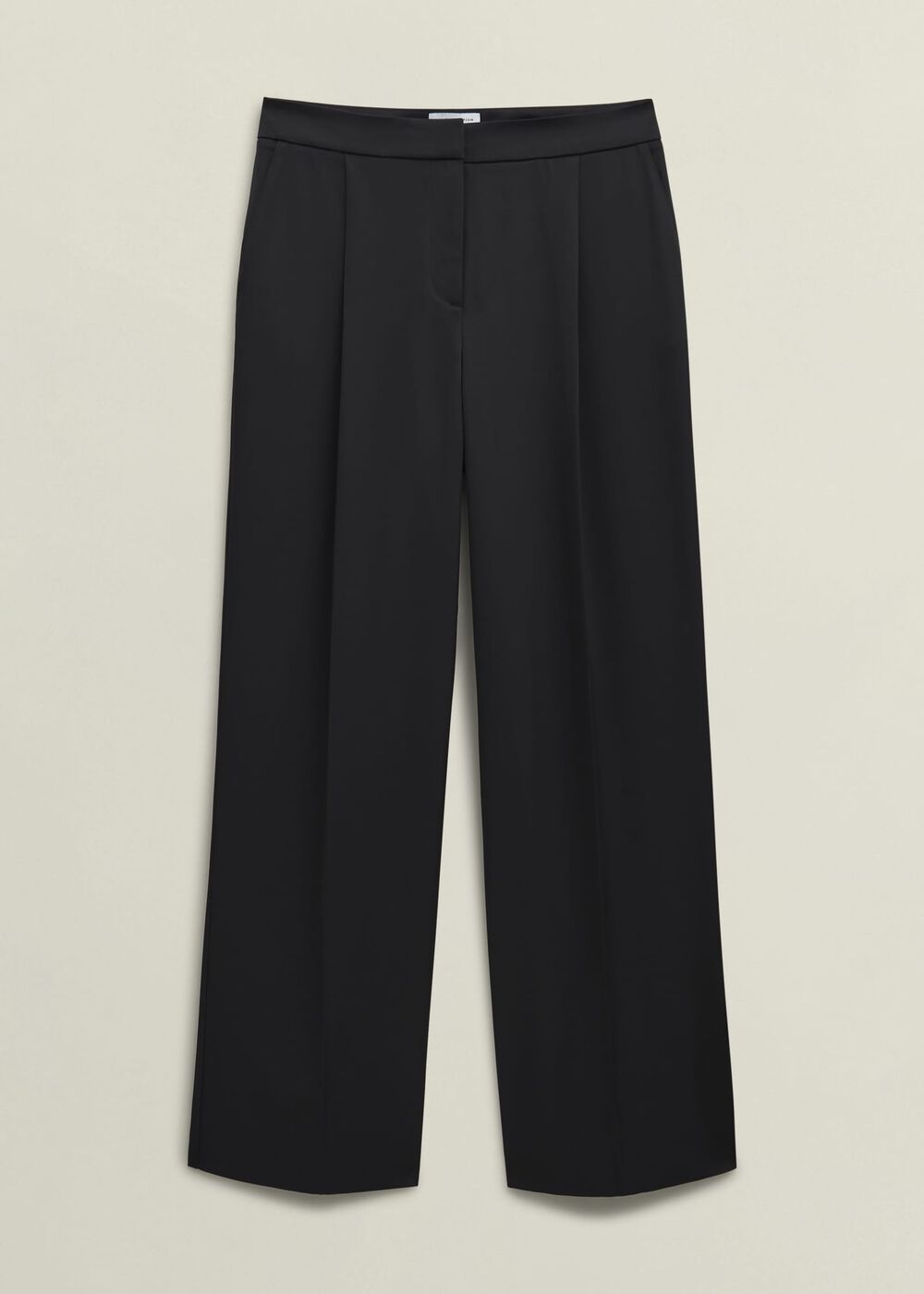 Howley Wide Pants, Black, hi-res
