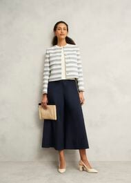 Longcross Jacket, Ivory Navy, hi-res