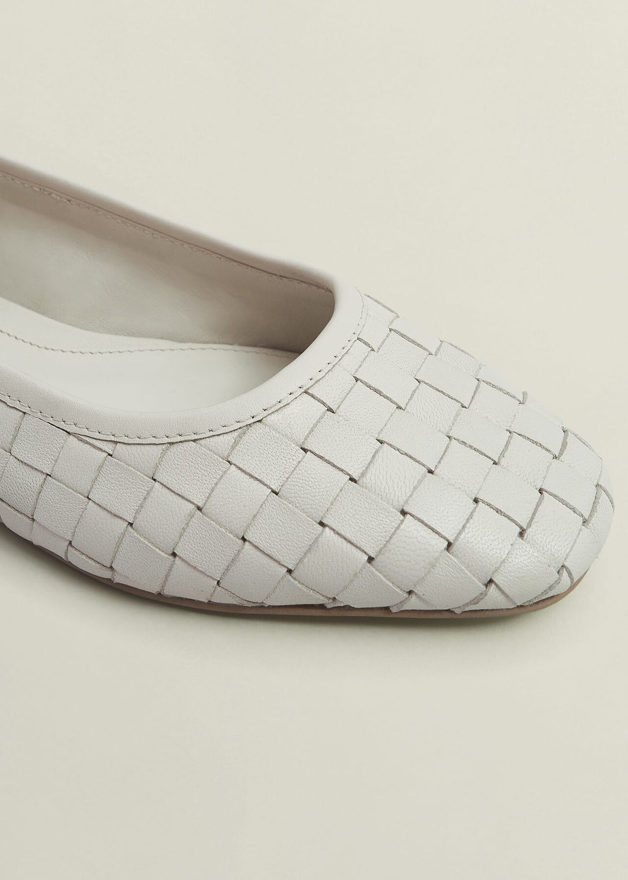 Raina Woven Flats, Chalk Beige, hi-res