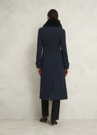 Celeste Coat, Navy, hi-res
