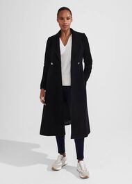 Blair Wool Blend Coat, Black, hi-res