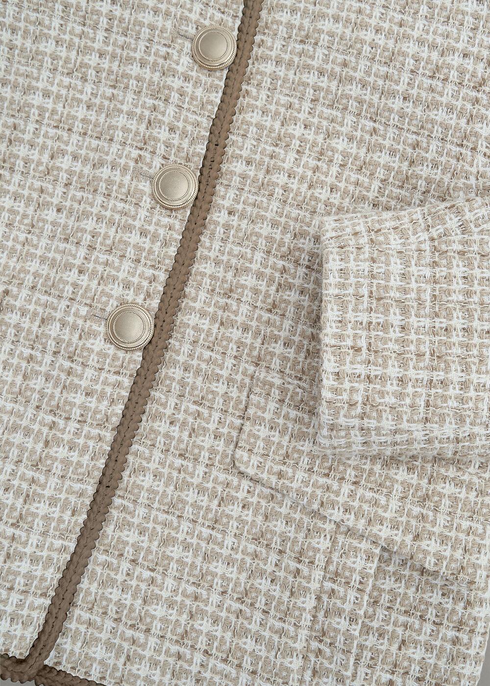 Carey Tweed Jacket, Camel Ivory, hi-res