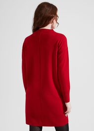 Talia Knitted Dress With Cashmere, True Red, hi-res