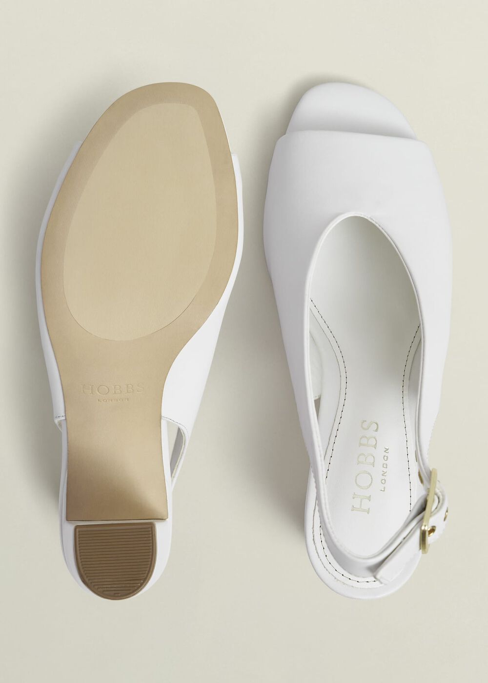 Kali Leather Sandal, Ivory, hi-res
