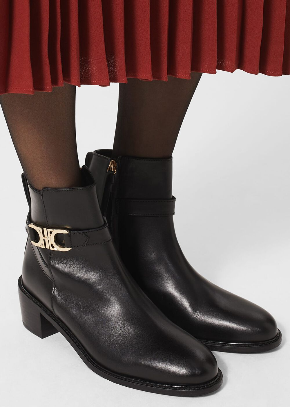 Rosaleen Ankle Boots, Black, hi-res