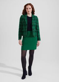Maeve Wool Skirt, Green, hi-res