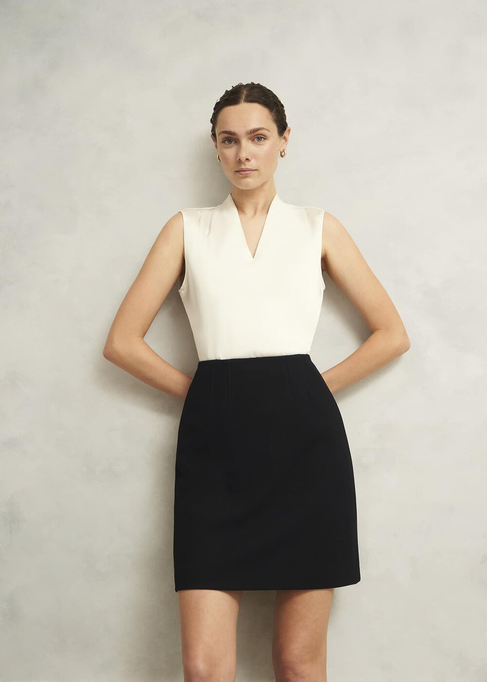 Mia Aline Skirt, Black, hi-res