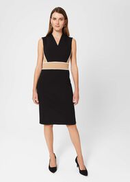 Fatima Dress, Black Camel, hi-res