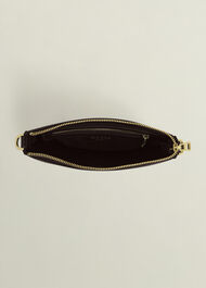 Briella Leather Bag, Chocolate Brown, hi-res