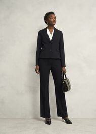 Maya Straight Trousers, Black, hi-res