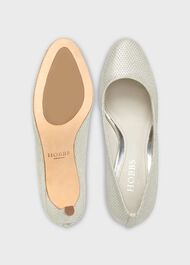 Lizzie Court Shoes, Champagne, hi-res