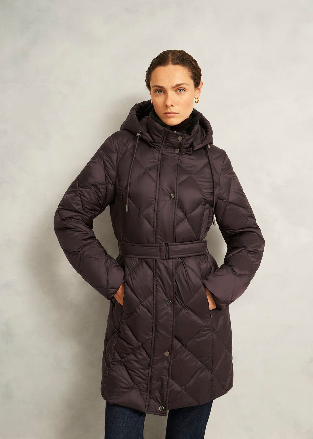 Petite Lumi Puffer, Deep Brown, hi-res