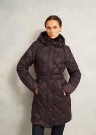 Petite Lumi Puffer, Deep Brown, hi-res