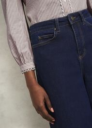 Brinley Crop Wide Leg Jeans, Indigo, hi-res