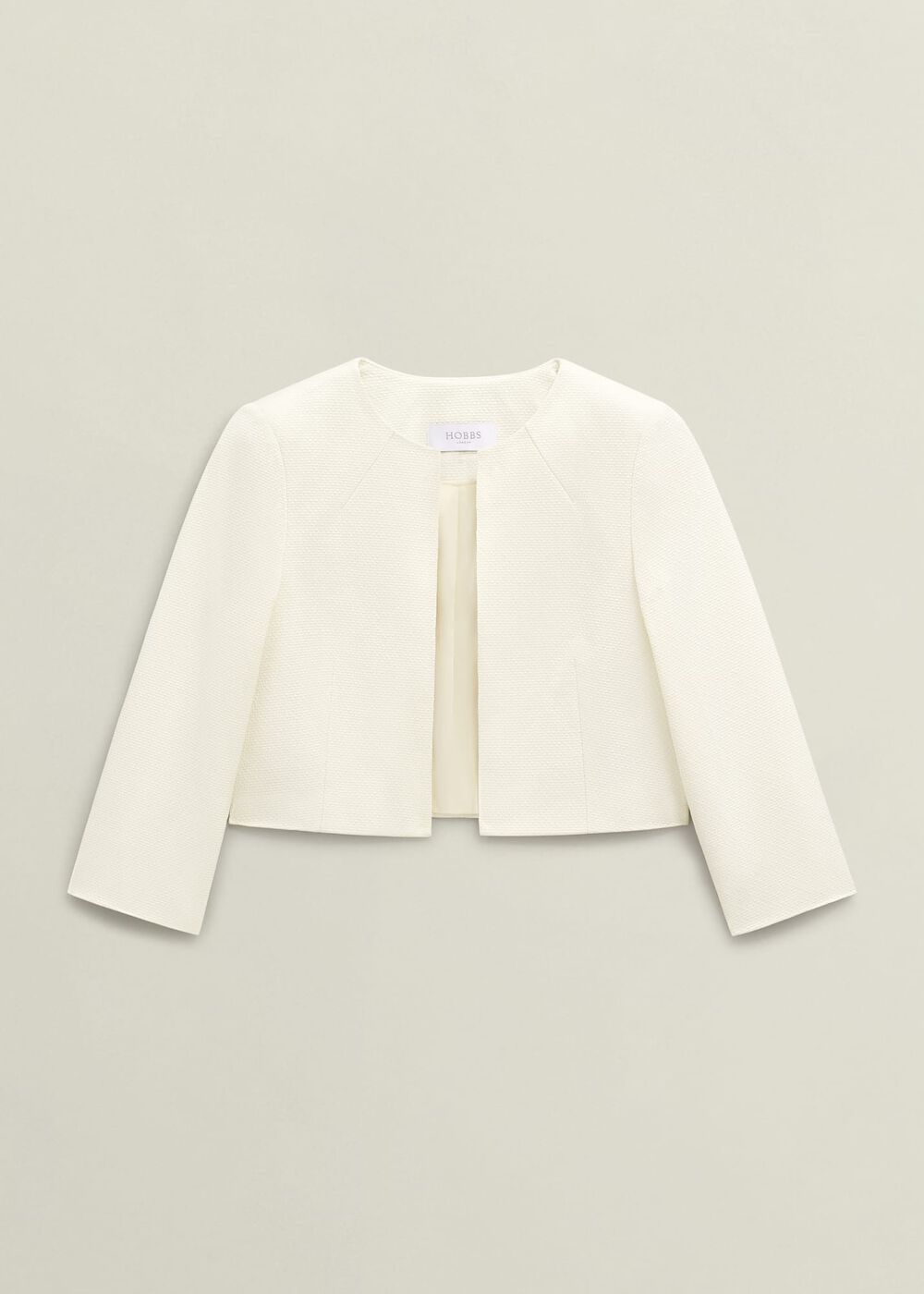 Arizona Textured Jacket, Buttercream, hi-res