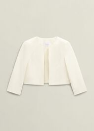 Arizona Textured Jacket, Buttercream, hi-res