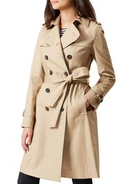 Saskia Water Resistant Trench Coat, Mocha, hi-res