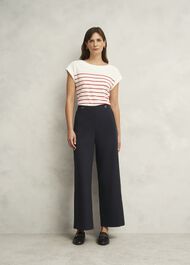 Petite Kimmi Crop Pants, Navy, hi-res