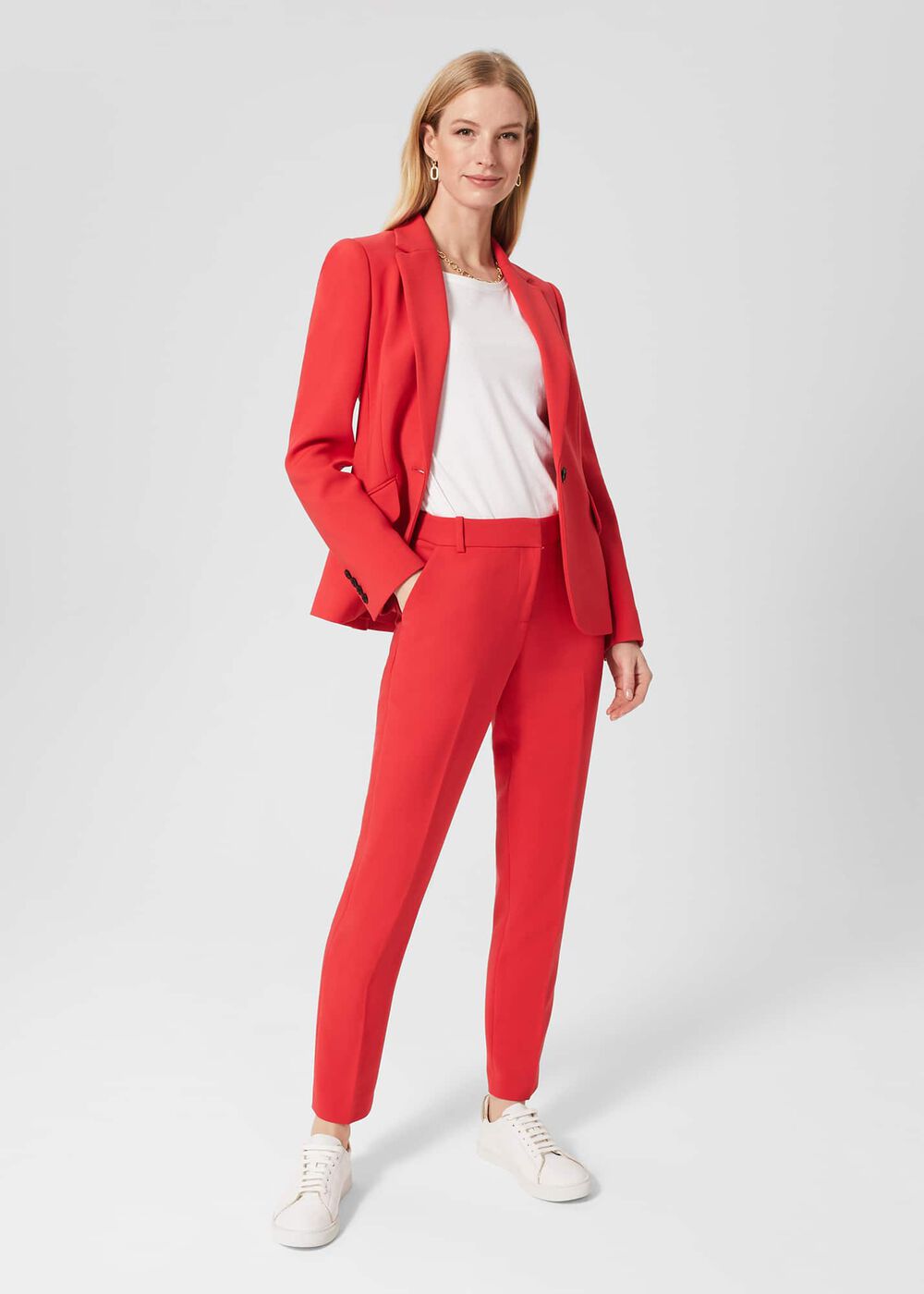 Suki Trousers, Flame Red, hi-res