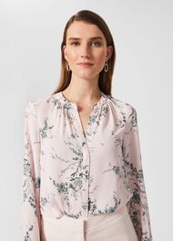 Khloe Floral Top, Pink Multi, hi-res