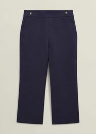 Josephine Linen Pants, True Navy, hi-res
