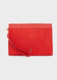 Catherine Wristlet, Deep Cherry Red, hi-res