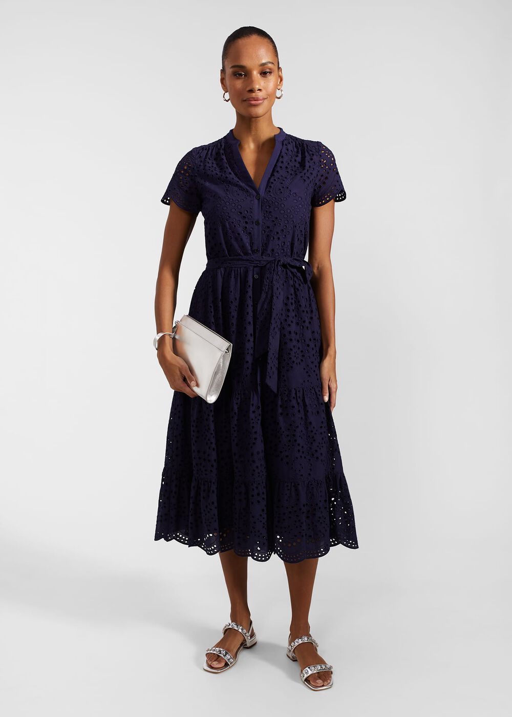 Petite Rhianne Dress, True Navy, hi-res