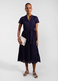 Petite Rhianne Dress, True Navy, hi-res