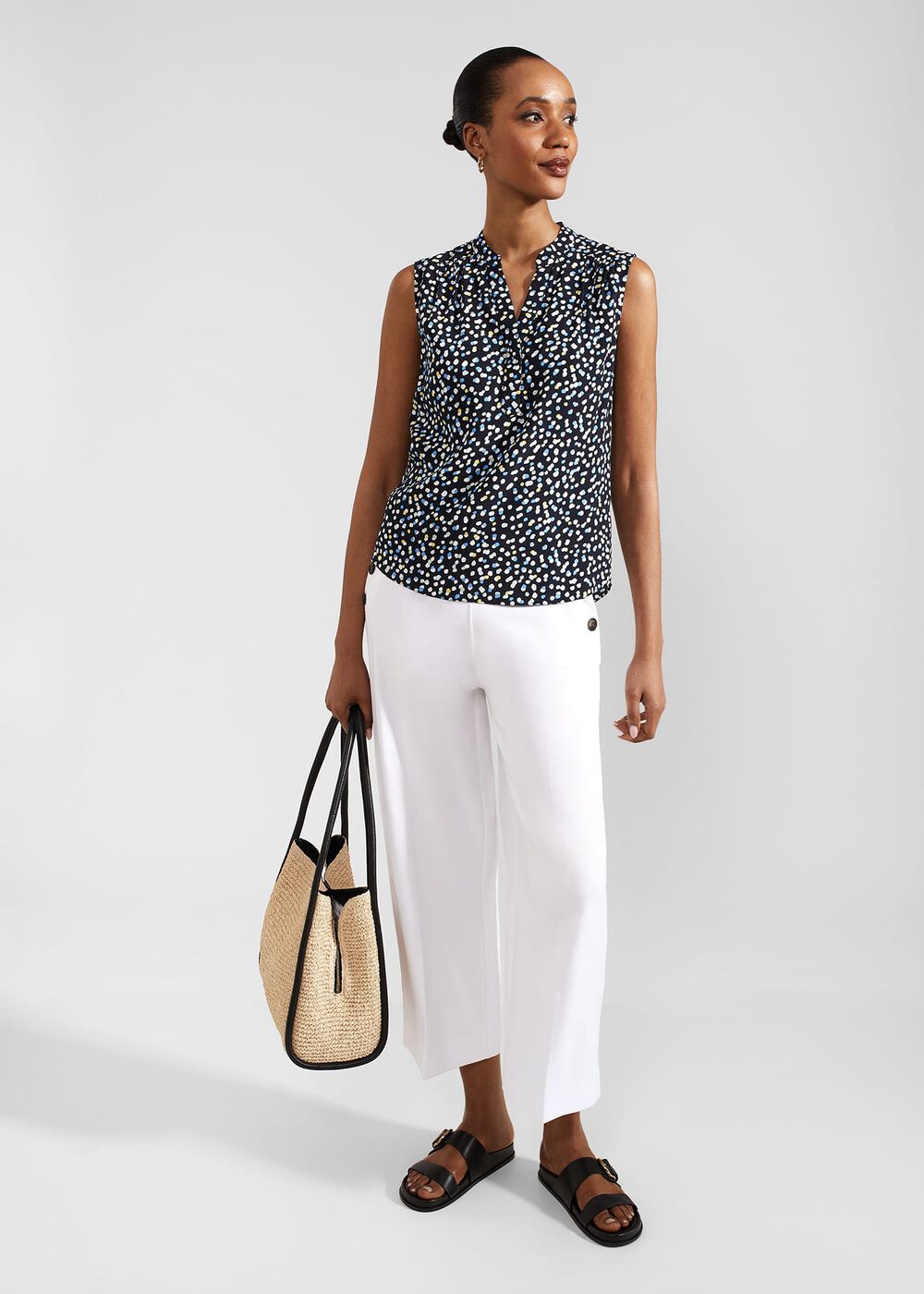 Armelle Top, Navy Multi, hi-res