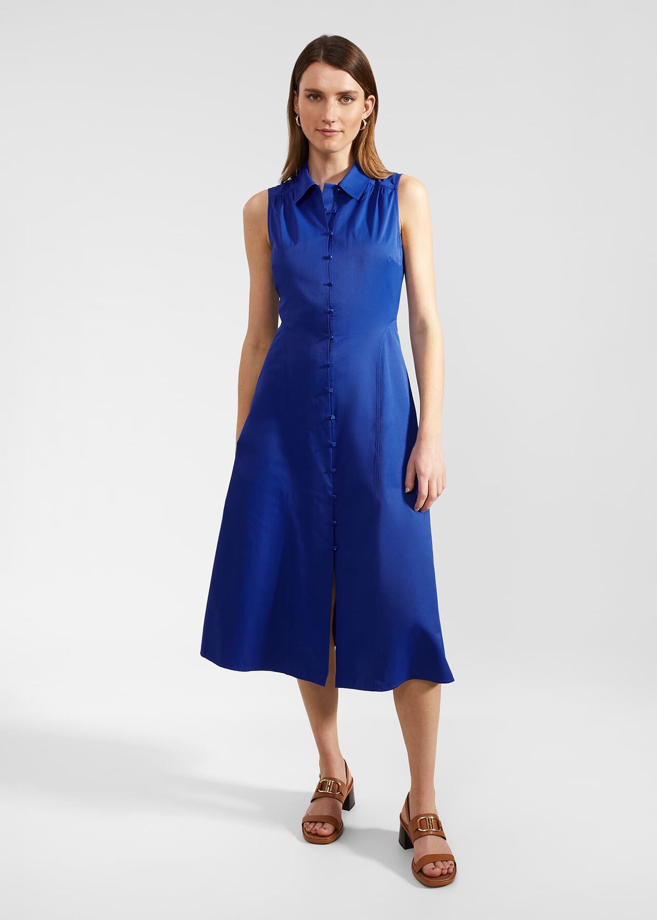 Cathleen Dress With Cotton | Hobbs UK