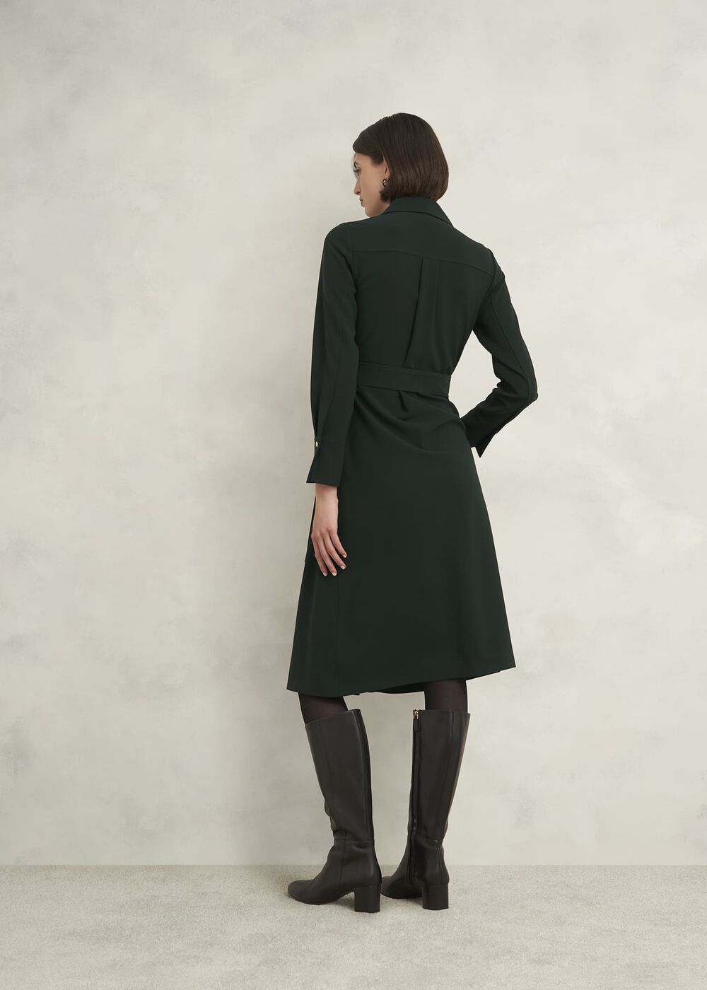 Petite Pricilla Dress, Rich Green, hi-res