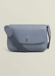 Berwick Leather Crossbody Bag, Cornflower Blue, hi-res