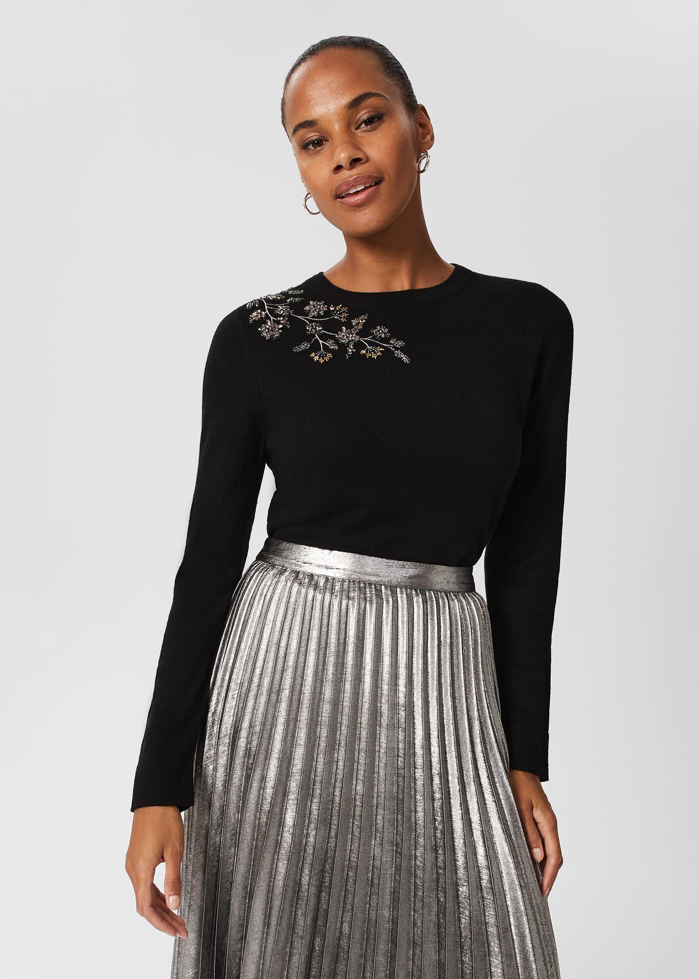 Cristie Embellished Sequin Sweater