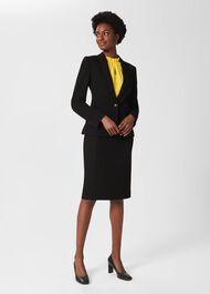 Petite Ophelia Jacket With Stretch, Black, hi-res