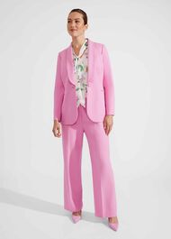 Felicity Wide Leg Trousers, Carnation Pink, hi-res