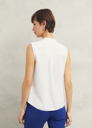 Poppy Blouse, Ivory, hi-res