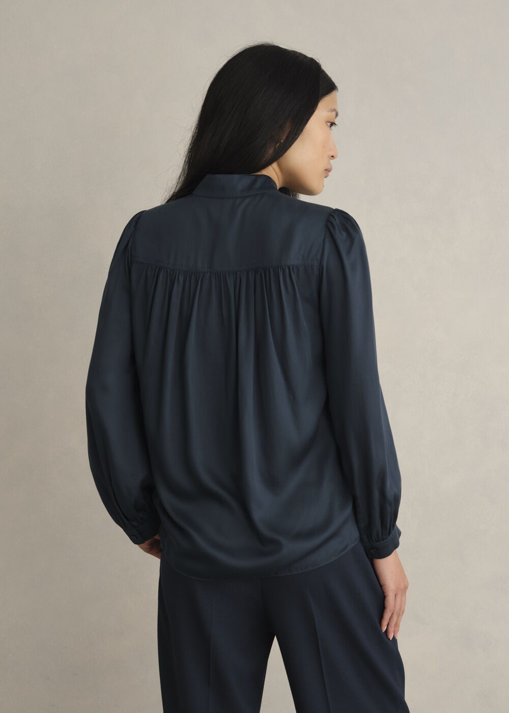 Gwen Blouse, Slate Blue, hi-res