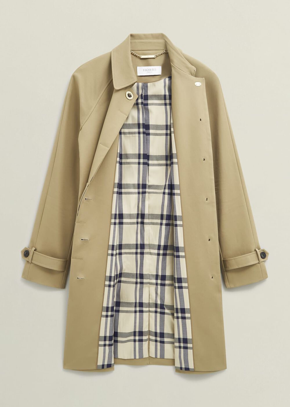 Petite Vivienne Shower Resistant Trench Coat, Fawn Beige, hi-res